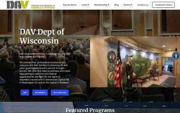 DAV Dept of Wisconsin Website