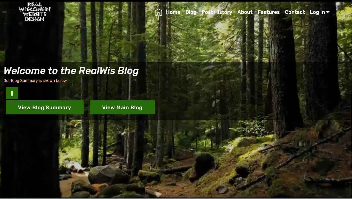 Real Wisconsin Website Design Blog